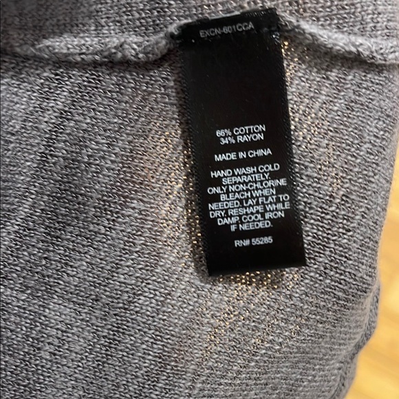 Express Striped Gray and White Color Block Skater Style Dress, Back Zip size S - Picture 11 of 12